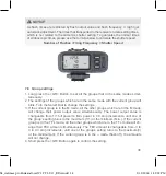 Preview for 41 page of Walimex Pro W1 TTL T-O Manual