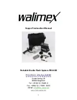 Preview for 1 page of walimex PBS-400 Instruction Manual