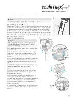 Предварительный просмотр 21 страницы WalimeXPro 21301 Instruction Manual