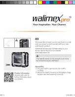 Предварительный просмотр 5 страницы WalimeXPro Aptaris Instruction Manual