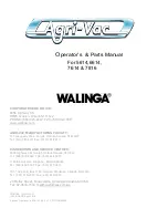 Preview for 94 page of Walinga AGRI-VAC 5614 Operator'S Manual And Parts Book