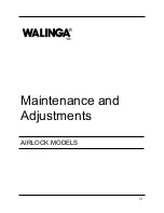 Preview for 55 page of Walinga Airlock 1008 Operator'S Manual