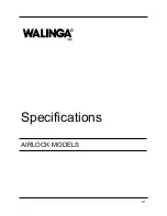 Preview for 99 page of Walinga Airlock 1008 Operator'S Manual