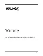 Preview for 109 page of Walinga Airlock 1008 Operator'S Manual