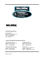 Preview for 126 page of Walinga Airlock 1008 Operator'S Manual