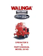 Preview for 1 page of Walinga Chem-Veyor 2614D Operator'S & Parts Manual
