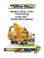 Предварительный просмотр 1 страницы Walinga Ultra-Vac 6614D Operator'S Manual