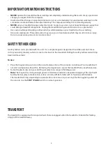 Preview for 5 page of Walkdesk WTB500 Owner'S Manual