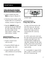 Preview for 20 page of Walker Ameriphone VCO Operating Instructions Manual