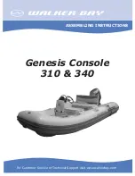 Walker Bay Genesis Console 310 Assembling Instructions preview