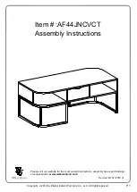 Walker Edison 5117362 Assembly Instructions Manual предпросмотр