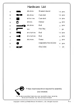 Preview for 4 page of Walker Edison 5117362 Assembly Instructions Manual