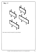 Preview for 6 page of Walker Edison 5117362 Assembly Instructions Manual