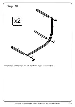 Preview for 14 page of Walker Edison 5117362 Assembly Instructions Manual