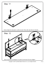 Предварительный просмотр 10 страницы Walker Edison 848PCSB Assembly Instructions Manual