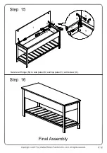 Предварительный просмотр 12 страницы Walker Edison 848PCSB Assembly Instructions Manual