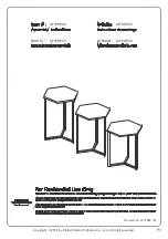 Walker Edison AF16HEX3 Assembly Instructions Manual preview