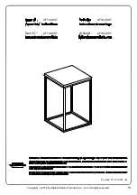 Preview for 1 page of Walker Edison AF16LWST Assembly Instructions Manual