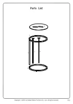 Preview for 3 page of Walker Edison AF16RCSTGL Assembly Instructions Manual