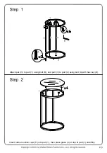 Preview for 5 page of Walker Edison AF16RCSTGL Assembly Instructions Manual