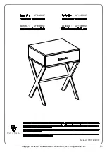 Предварительный просмотр 1 страницы Walker Edison AF18BRIST Assembly Instructions Manual