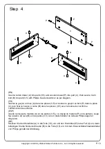 Предварительный просмотр 13 страницы Walker Edison AF18BRIST Assembly Instructions Manual