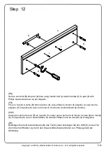 Предварительный просмотр 21 страницы Walker Edison AF18BRIST Assembly Instructions Manual