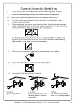 Предварительный просмотр 2 страницы Walker Edison AF18DEW1D Assembly Instructions Manual