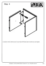 Предварительный просмотр 8 страницы Walker Edison AF18DEW1D Assembly Instructions Manual