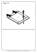 Предварительный просмотр 18 страницы Walker Edison AF18DEW1D Assembly Instructions Manual