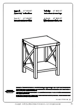 Preview for 1 page of Walker Edison AF18MXST Assembly Instructions Manual