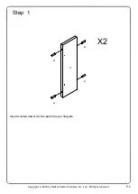 Предварительный просмотр 5 страницы Walker Edison AF18NAOST Assembly Instructions Manual