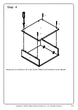 Preview for 8 page of Walker Edison AF18NAOST Assembly Instructions Manual