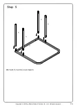 Preview for 9 page of Walker Edison AF18NAOST Assembly Instructions Manual