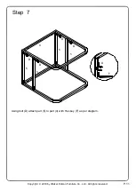 Preview for 11 page of Walker Edison AF18NAOST Assembly Instructions Manual