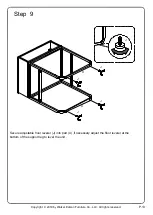 Предварительный просмотр 13 страницы Walker Edison AF18NAOST Assembly Instructions Manual