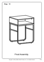 Preview for 14 page of Walker Edison AF18NAOST Assembly Instructions Manual