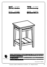 Preview for 1 page of Walker Edison AF18PKRST Assembly Instructions Manual