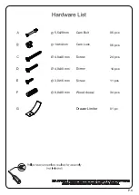 Preview for 4 page of Walker Edison AF20MATST Assembly Instruction Manual