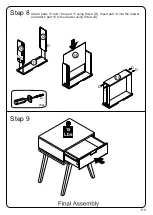 Preview for 8 page of Walker Edison AF20MATST Assembly Instruction Manual