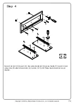 Preview for 8 page of Walker Edison AF22WL2DRST Assembly Instructions Manual