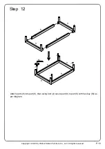 Preview for 16 page of Walker Edison AF22WL2DRST Assembly Instructions Manual