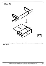 Preview for 19 page of Walker Edison AF22WL2DRST Assembly Instructions Manual