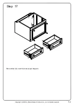 Preview for 21 page of Walker Edison AF22WL2DRST Assembly Instructions Manual