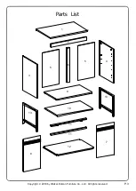 Предварительный просмотр 3 страницы Walker Edison AF24NYM2D Assembly Instructions Manual