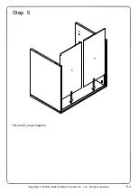 Предварительный просмотр 9 страницы Walker Edison AF24NYM2D Assembly Instructions Manual