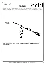 Предварительный просмотр 22 страницы Walker Edison AF24NYM2D Assembly Instructions Manual