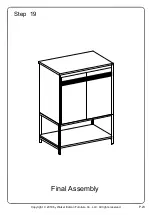 Предварительный просмотр 23 страницы Walker Edison AF24NYM2D Assembly Instructions Manual