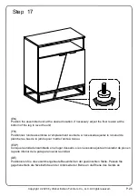 Предварительный просмотр 26 страницы Walker Edison AF29IAN2D Assembly Instructions Manual