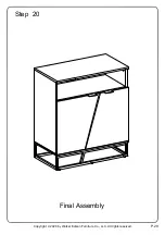 Предварительный просмотр 29 страницы Walker Edison AF29IAN2D Assembly Instructions Manual